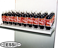 Gravity Feed Bottle Shelves